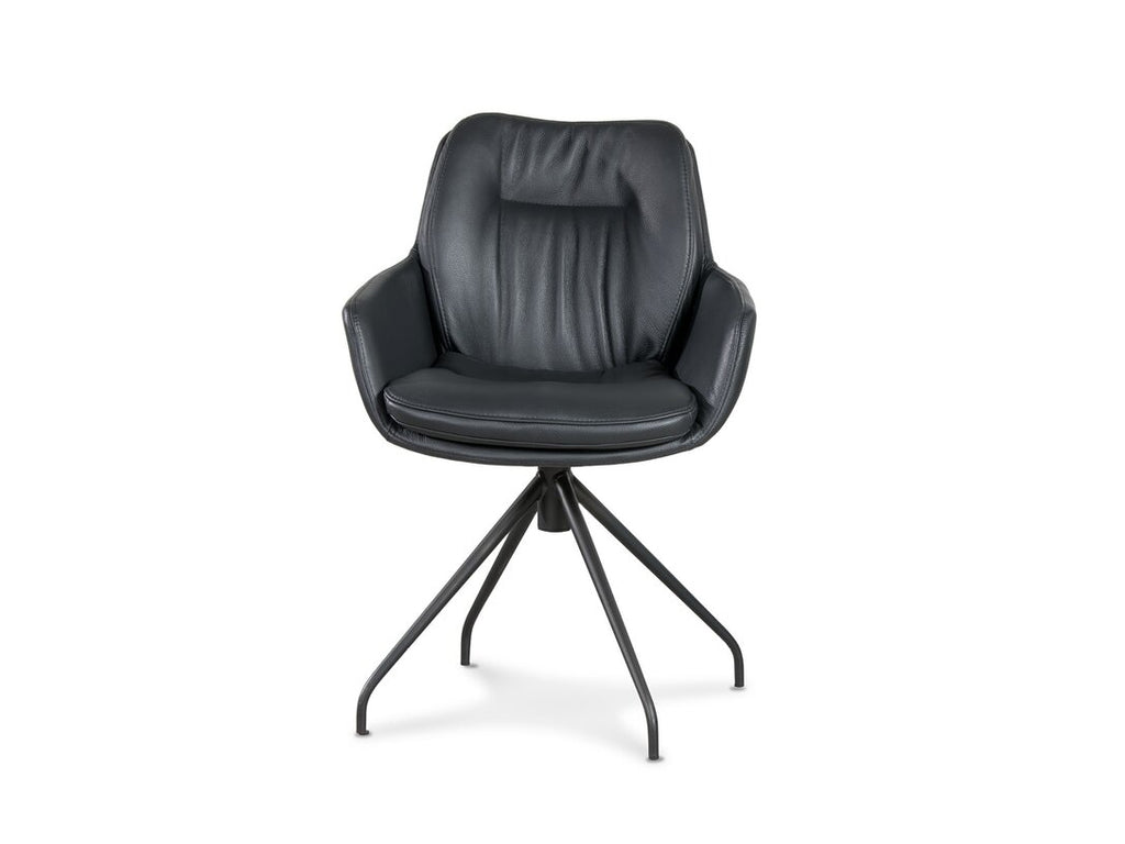 SWIVEL CHAIR WITH ARMRESTS ANNA