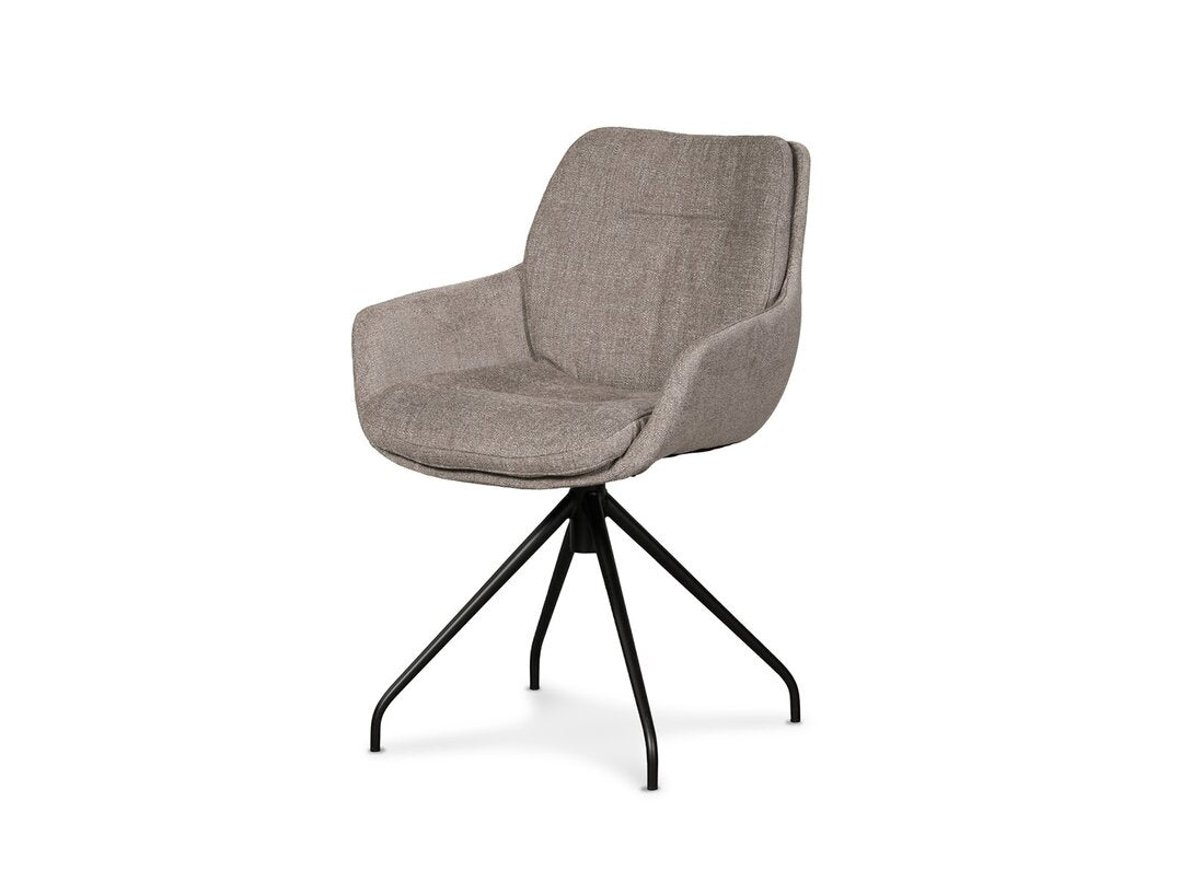SWIVEL CHAIR WITH ARMRESTS ANNA