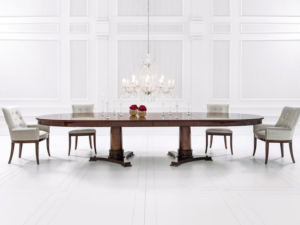 OVAL EXTENDABLE TABLE JAFRA PINOT NOIR