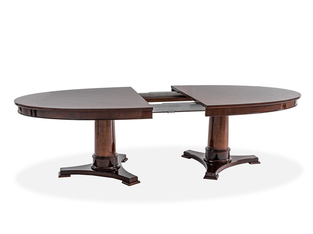 OVAL EXTENDABLE TABLE JAFRA PINOT NOIR