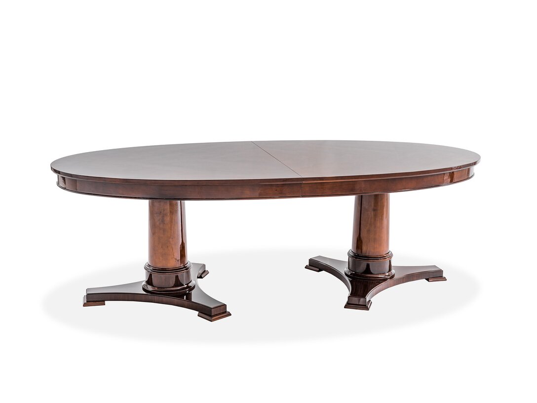 OVAL EXTENDABLE TABLE JAFRA PINOT NOIR