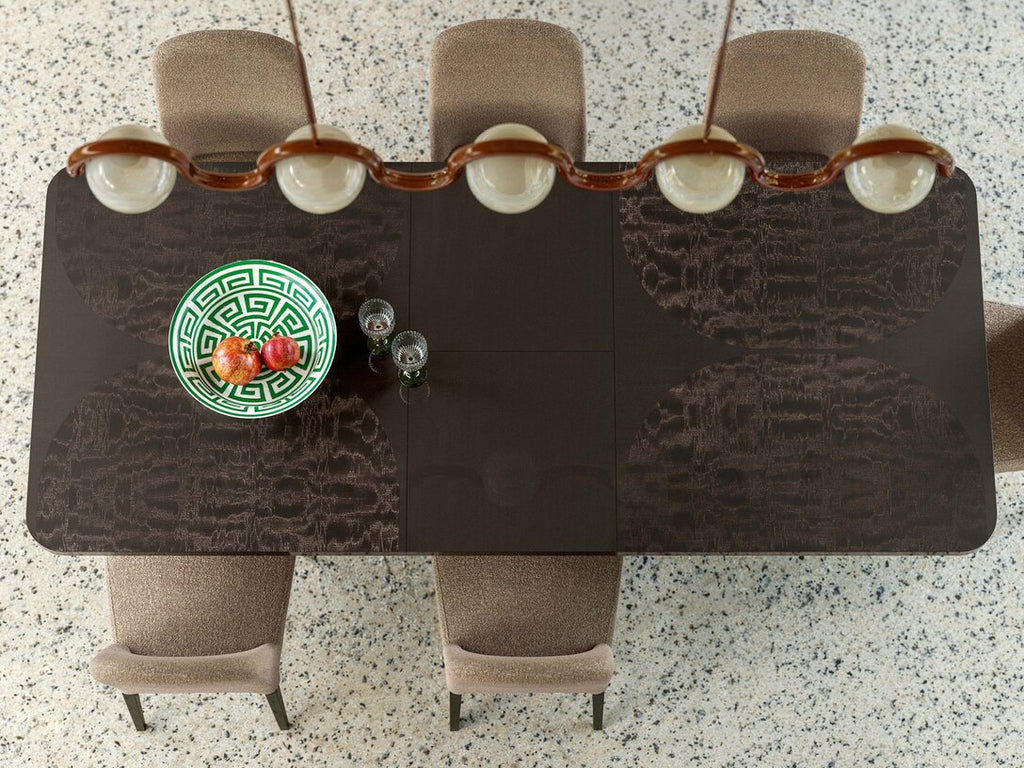 FOLDABLE RECTANGULAR TABLE TOP WITH ROUNDED CORNERS