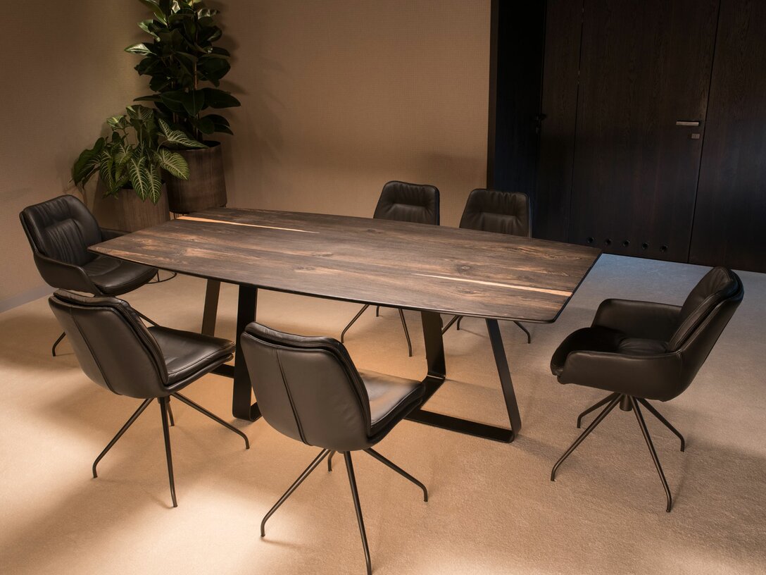 SWIVEL CHAIR WITH ARMRESTS ANNA