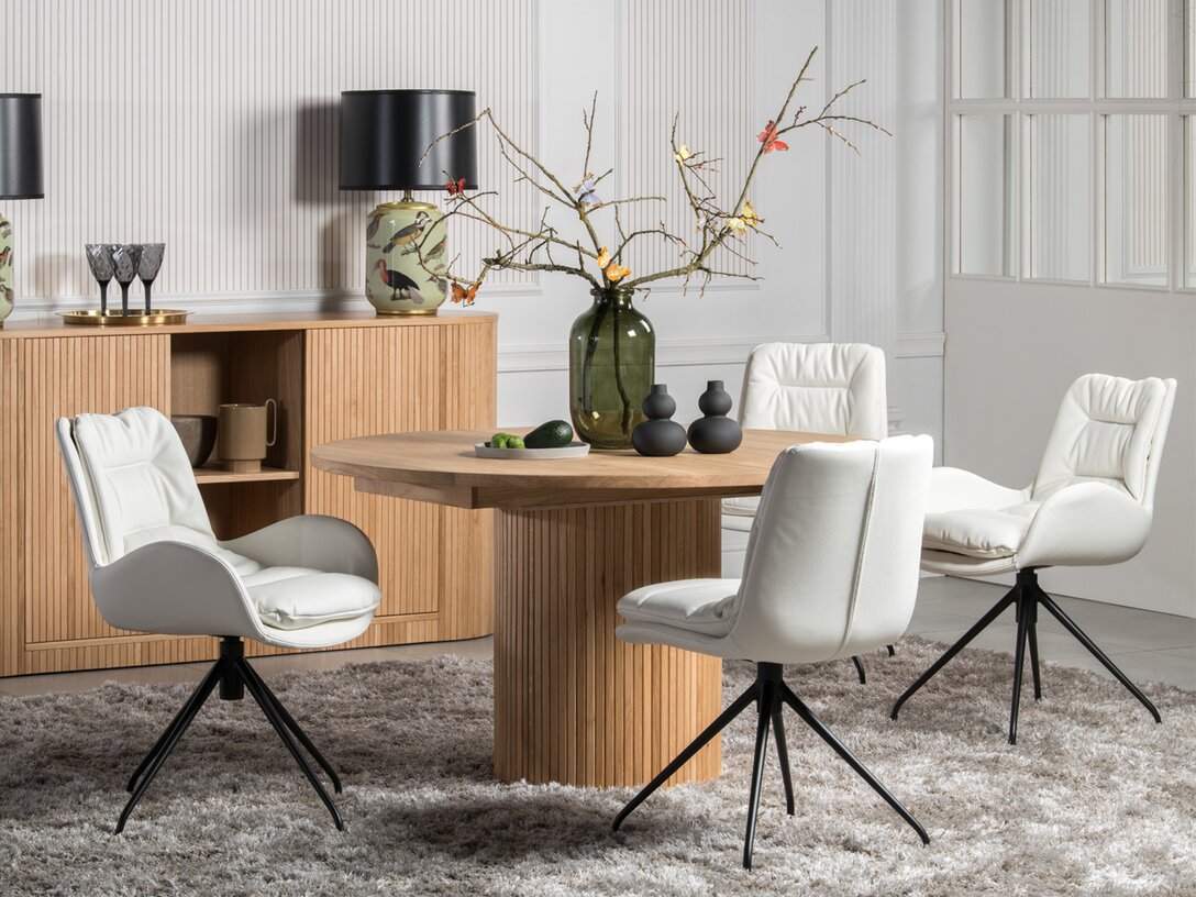 ZEBRA CHAIR WITH ARMRESTS