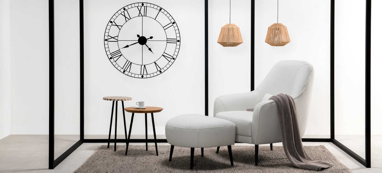 ROSMARINO ARMCHAIR WITH FOOTSTOOL